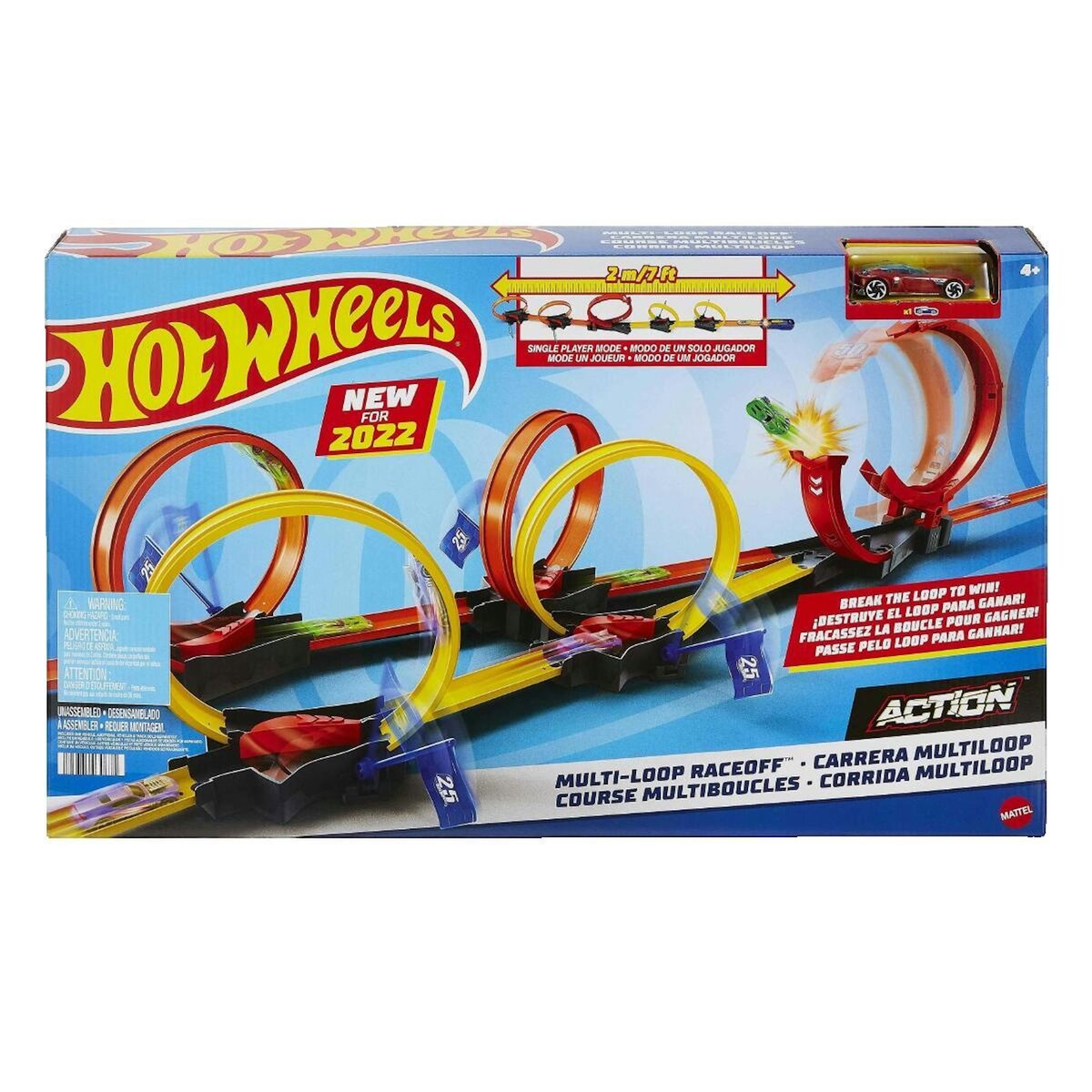 Hot Wheels Circuit de course Hot Wheels Multi-Loop Race Off
