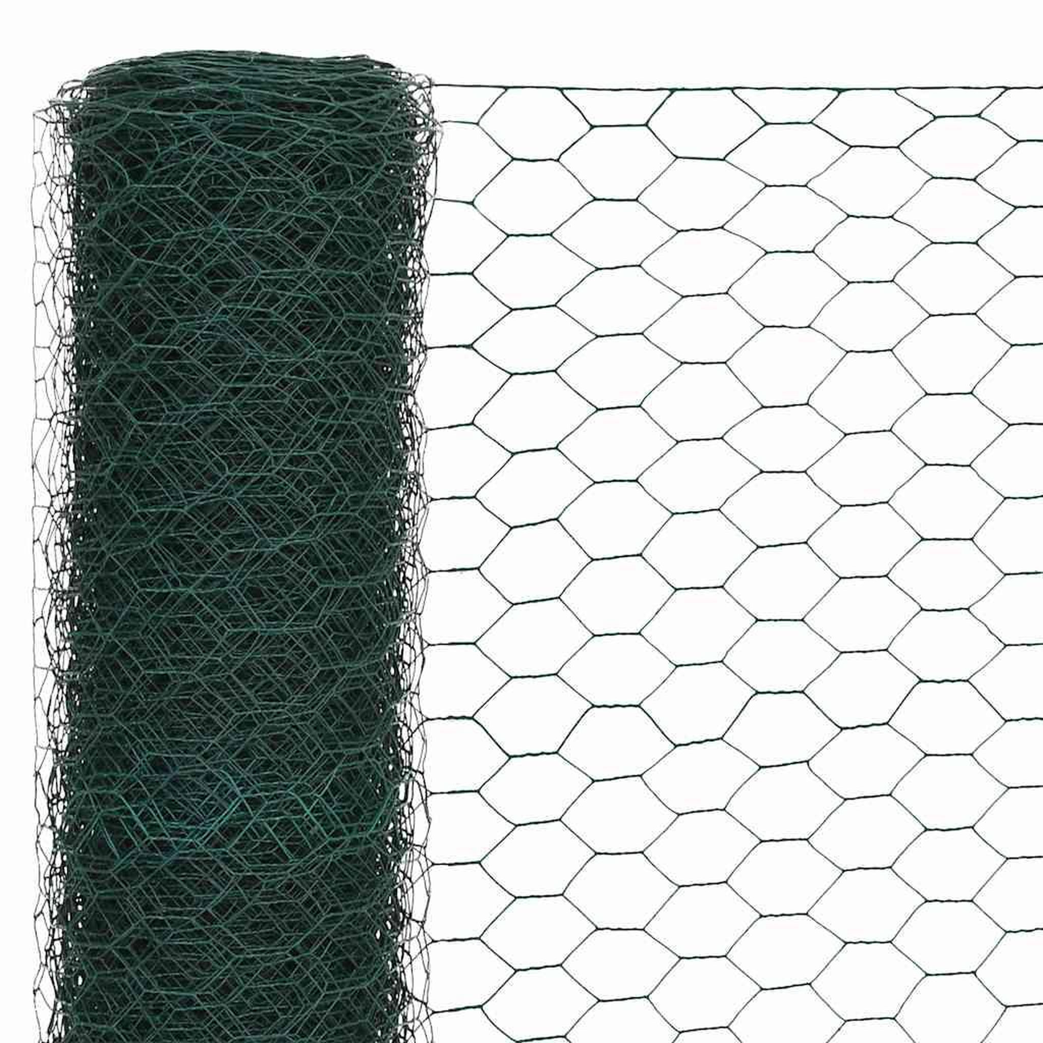Voir la diapositive 3 : VIDAXL Grillage Acier avec revetement en PVC 25x1,5 m Vert
