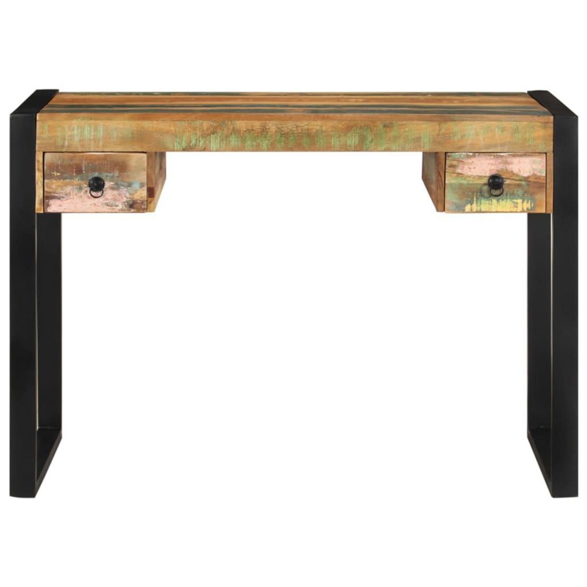 VIDAXL Bureau Bois de recuperation massif