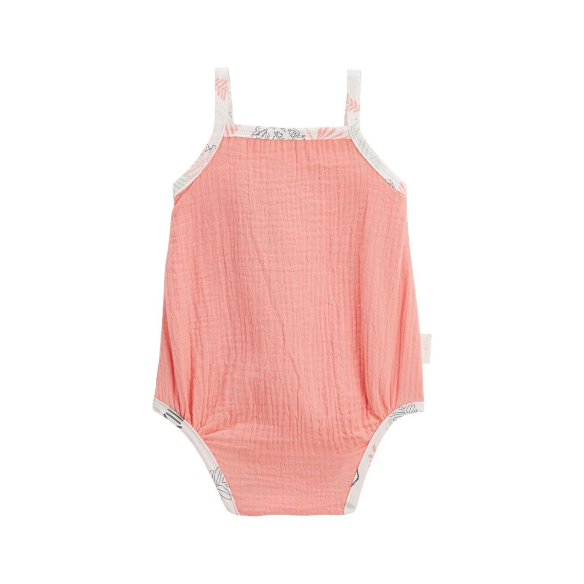 Petit Béguin Lot de 2 bodies bébé à bretelles Cilaos