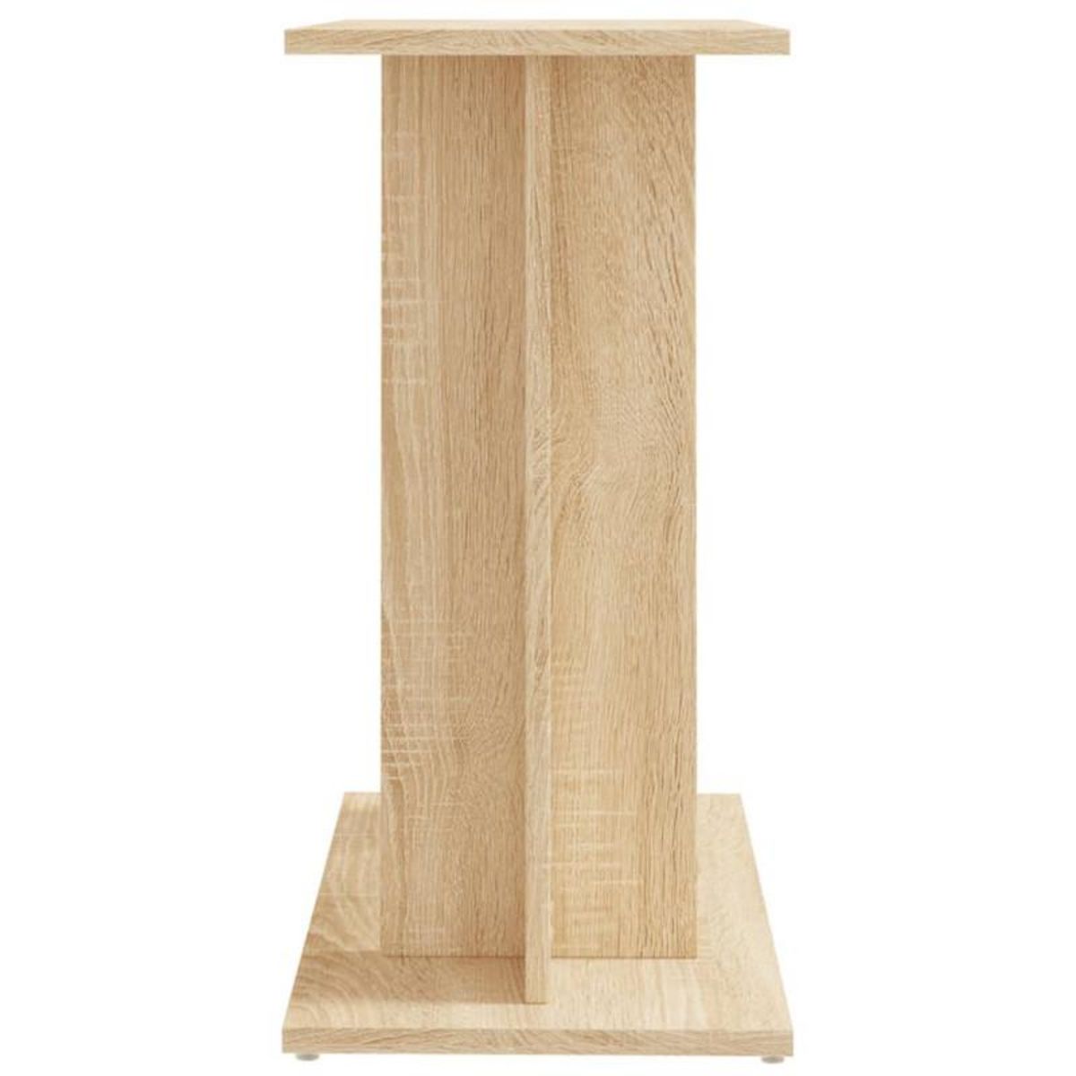 VIDAXL Support pour aquarium chêne sonoma 60x30x60cm bois d ingénierie