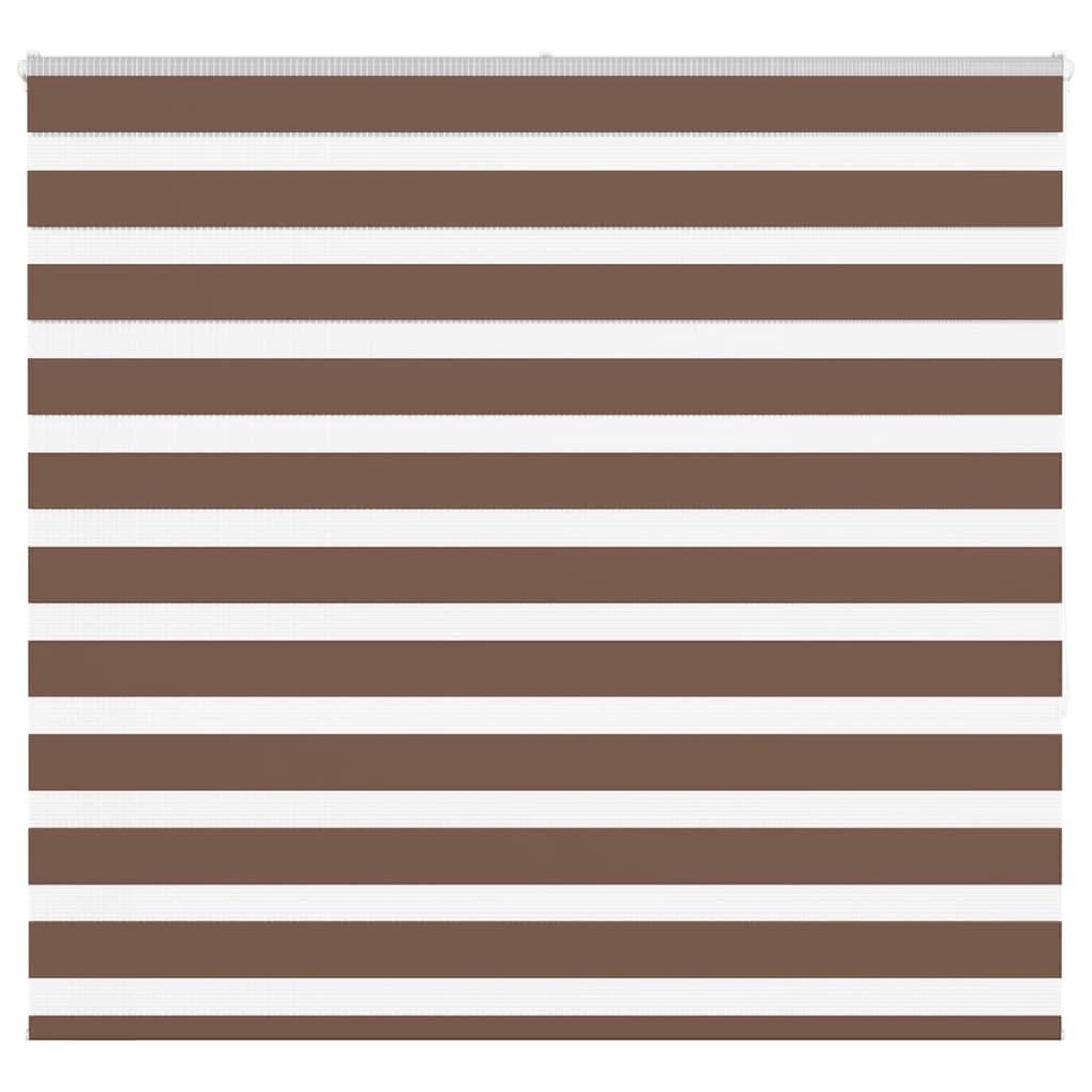 VIDAXL Store zebre marron 165x150cm largeur du tissu 160,9cm polyester