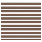 VIDAXL Store zebre marron 165x150cm largeur du tissu 160,9cm polyester