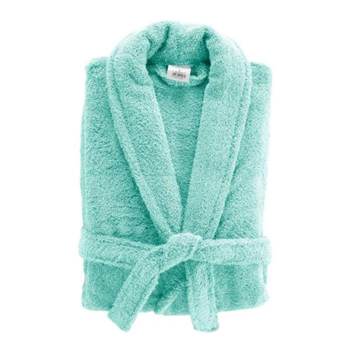 Paris Prix Peignoir Col Châle en Coton  Tendresse  Céladon