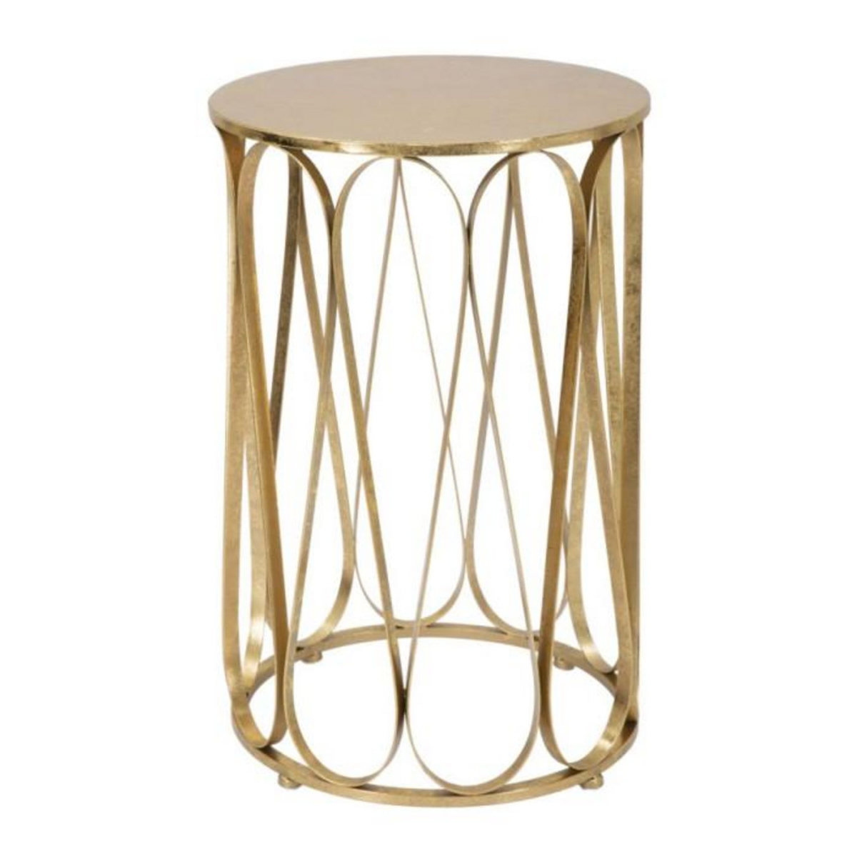 Paris Prix Table d'Appoint Design  Venice  58cm Or