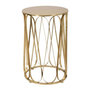Voir la diapositive 1 : Paris Prix Table d'Appoint Design  Venice  58cm Or