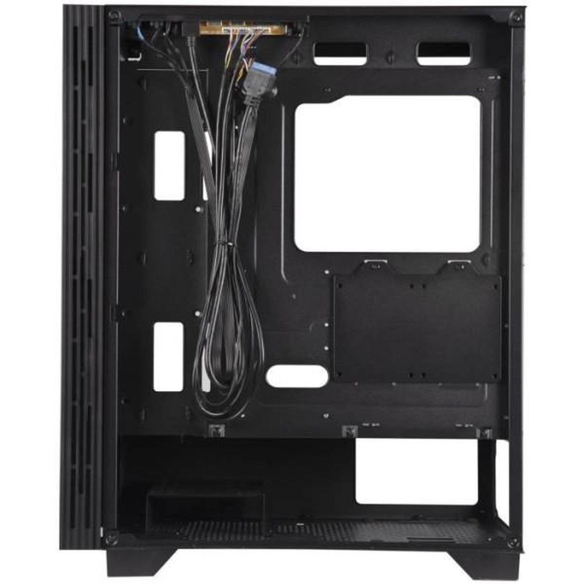 Voir la diapositive 3 : BitFenix Boîtier pc - bitfenix - flow (noir) - moyen tour - format atx - sans alimentation