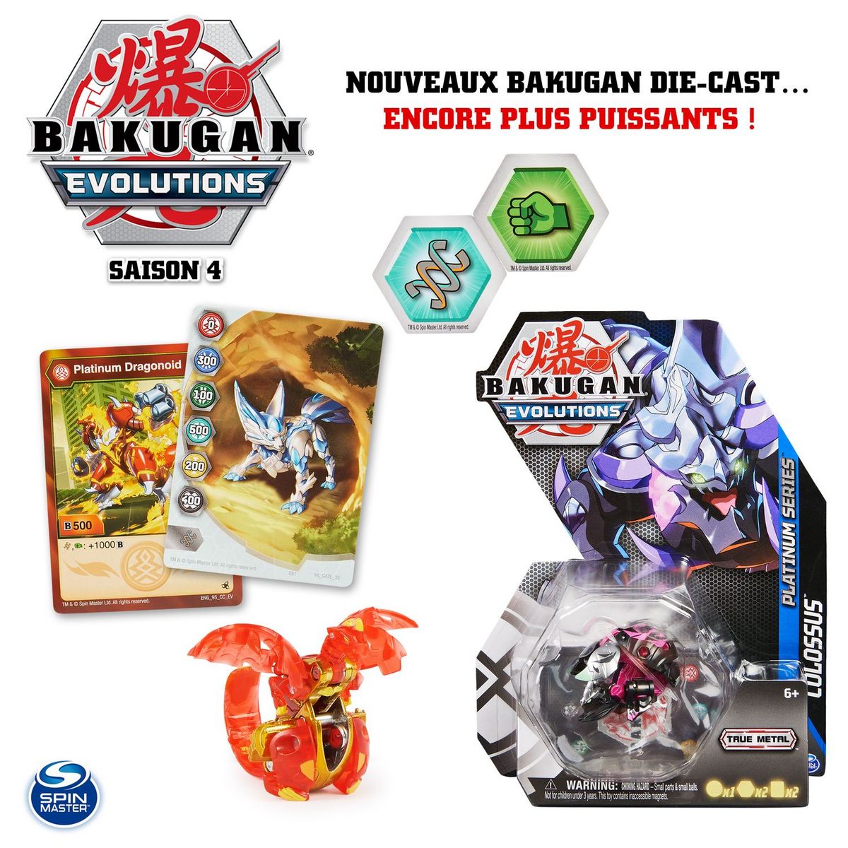 SPIN MASTER Pack Die Cast Bakugan