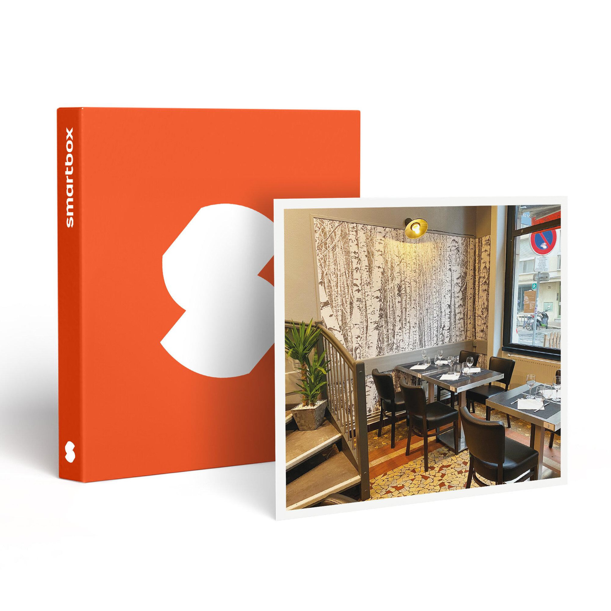 Smartbox Tête-à-tête gourmand : menu 4 plats avec vin et cocktail à lyon - coffret cadeau gastronomie