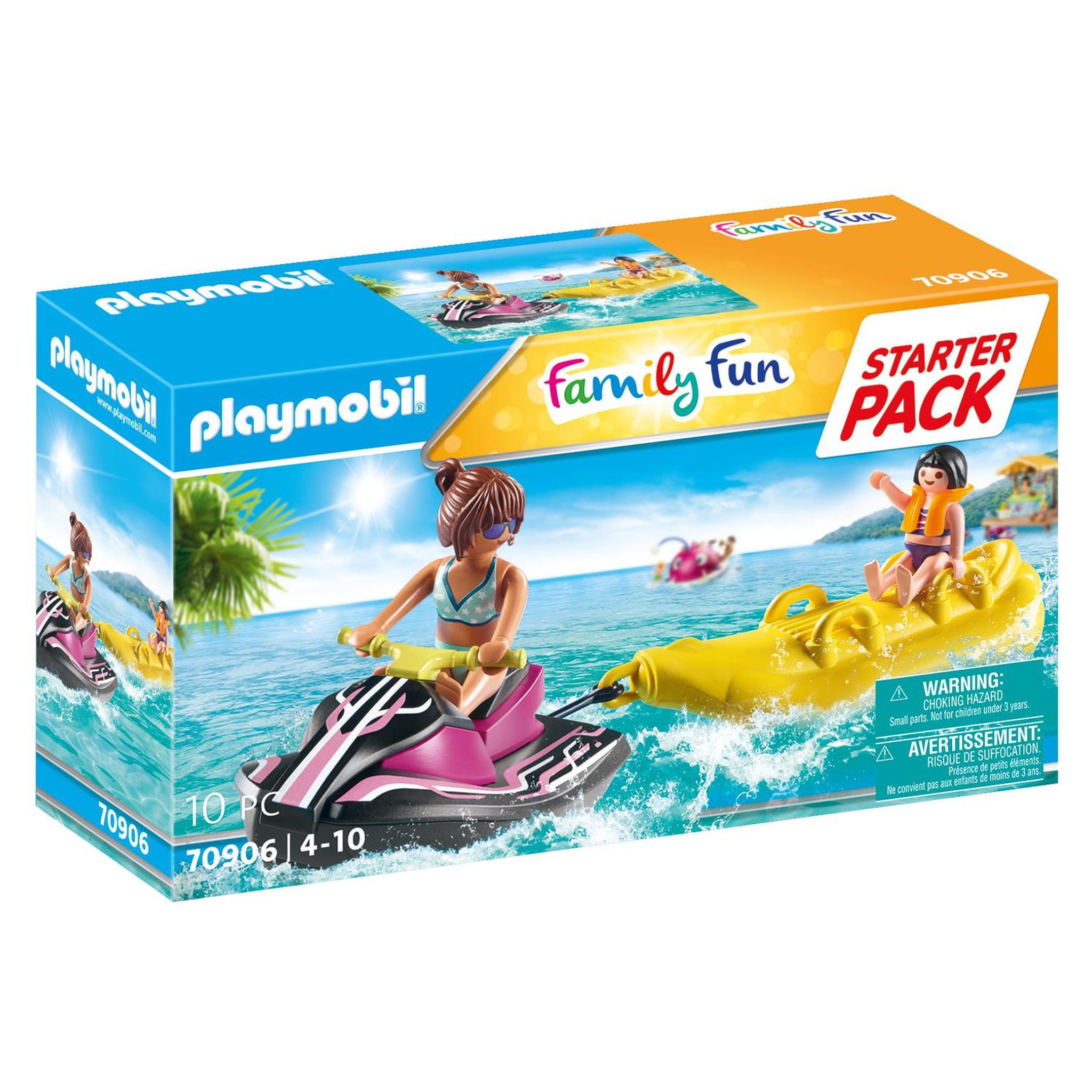 PLAYMOBIL 70906 - Family Fun - Starter Pack Scooter des mers et banane