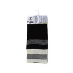 SOLEIL D'OCRE Lot de 2 torchons JACQUARD noir en coton