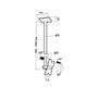 Voir la diapositive 3 : Erard Support plafond inclinable/orientable pour écrans de 19 à 32 - 002405