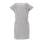 ELLE EST OU LA MER Robe à Rayures /Blanc Fille EOM Pinil. Coloris disponibles : Bleu