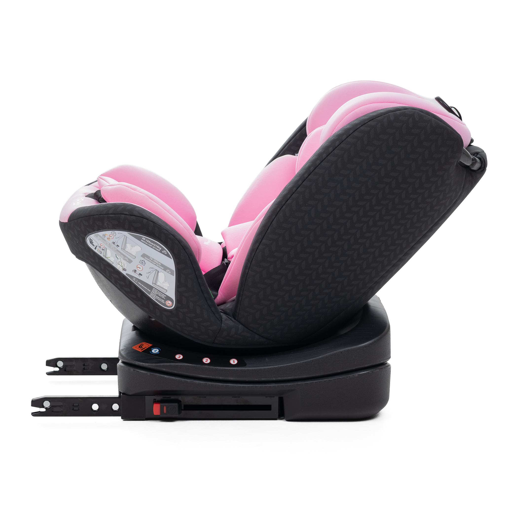 Voir la diapositive 3 : BEBELISSIMO Siège auto isofix - pivontant 360 ° - 40-150 cm -  0-36kg  i- como