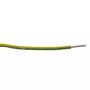 ZENITECH Câble électrique HO7V-U 1,5 mm2 jaune 10 m