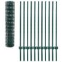 Voir la diapositive 3 : VIDAXL Cloture Euro Acier 20x1,2 m Vert