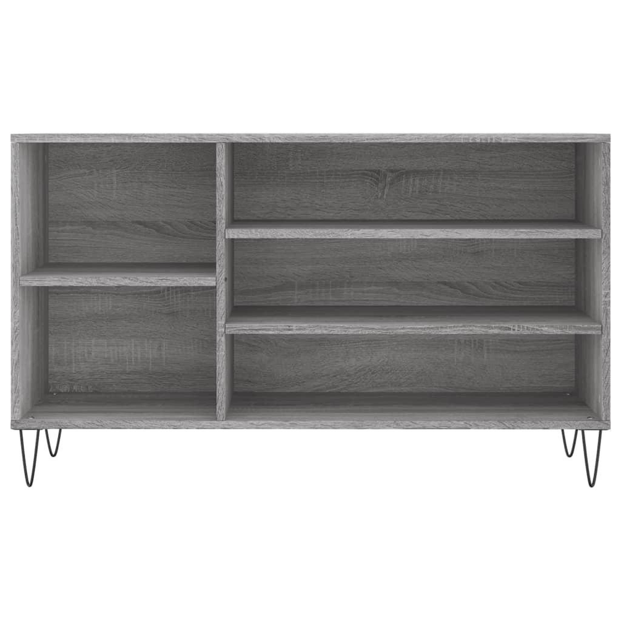 Voir la diapositive 4 : VIDAXL Armoire a chaussures Sonoma gris 102x36x60 cm Bois d'ingenierie