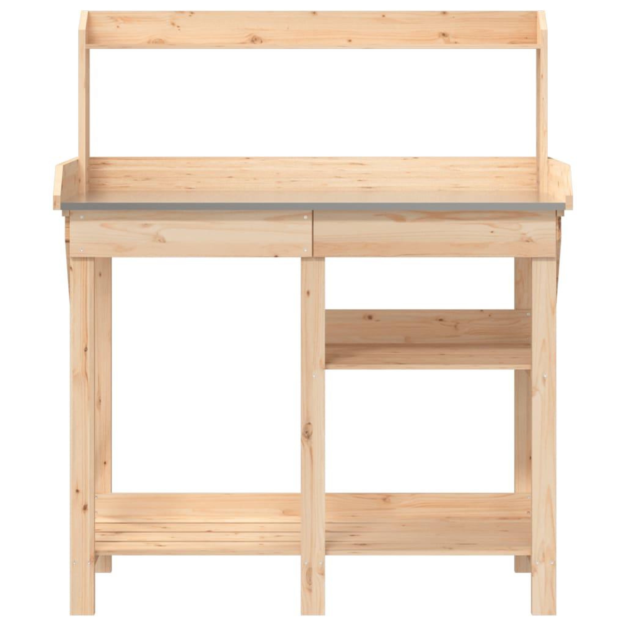 Voir la diapositive 5 : VIDAXL Banc de rempotage avec etageres bois massif de sapin