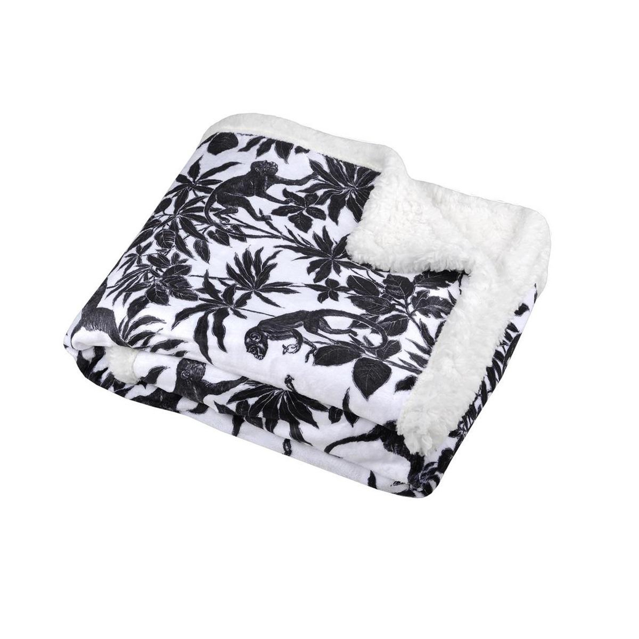 Eden Plaid sherpa sapajou design et moderne