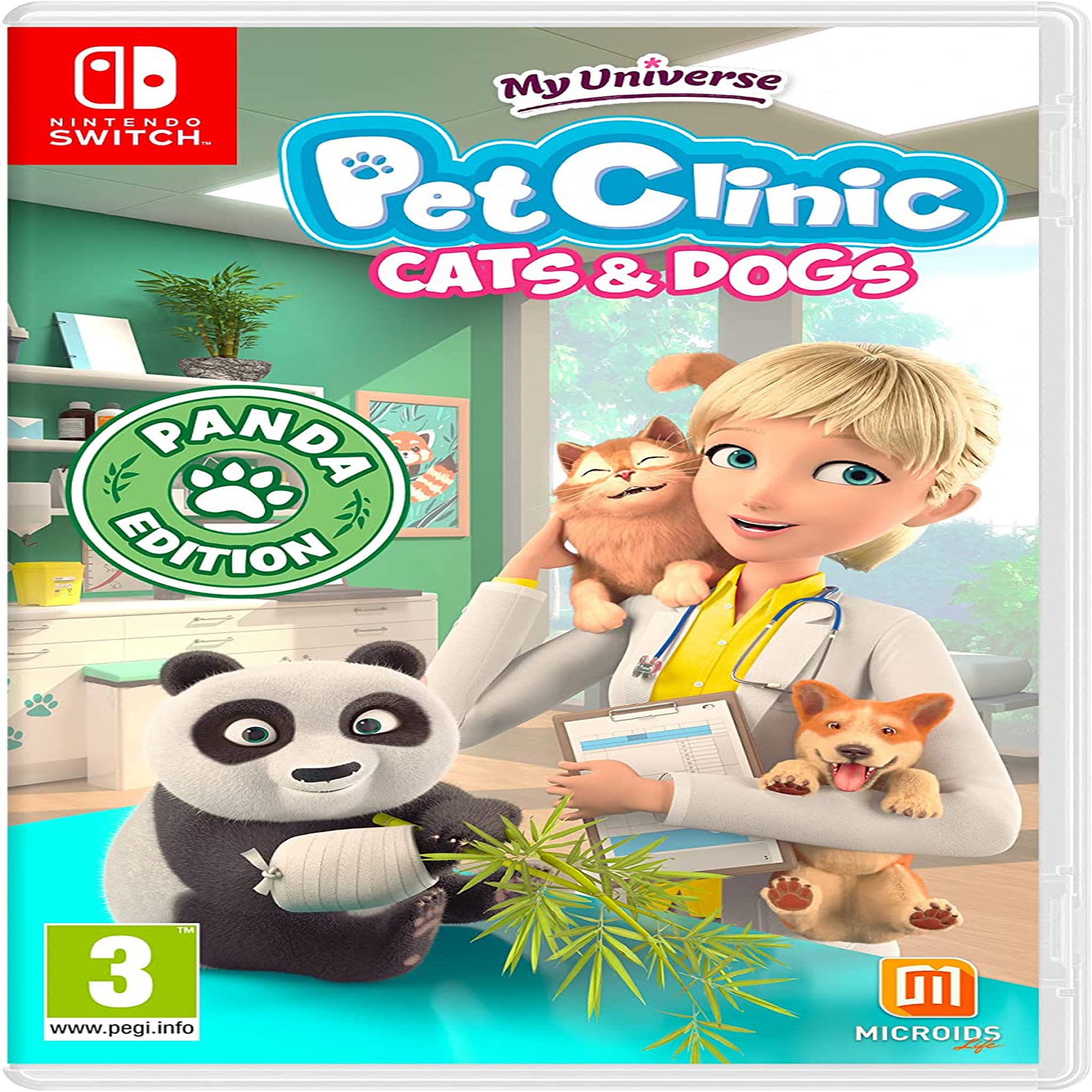 My Universe Pet Clinic Cats & Dogs Panda Edition Nintendo Switch