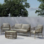Voir la diapositive 4 : Paris Prix Salon de Jardin 4 Places  Lipari  160cm Marron