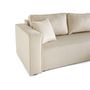 Voir la diapositive 6 : BEST MOBILIER Topaze - canapé d'angle déhoussable réversible 4 places en velours