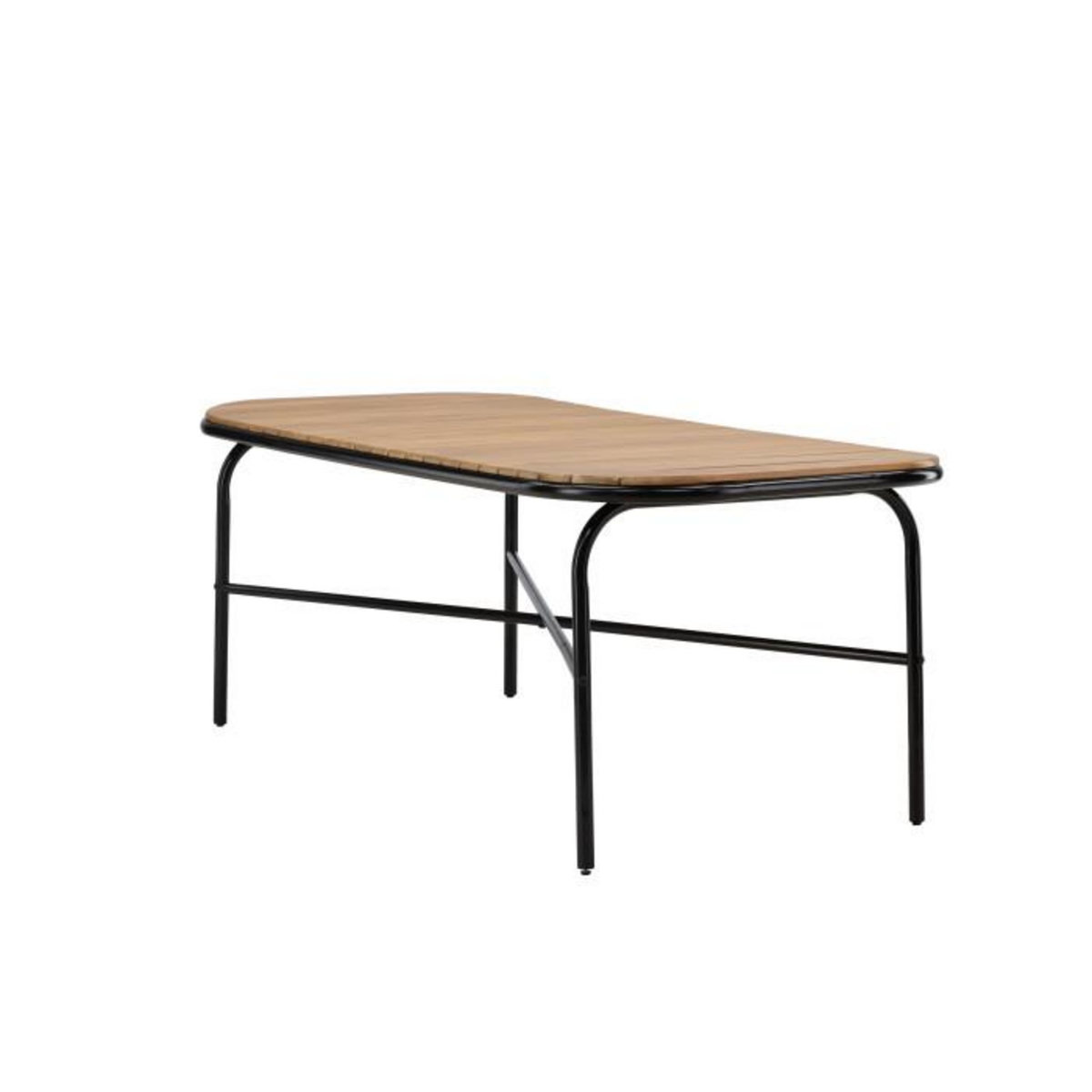Paris Prix Table de Jardin en Bois  Holmbeck  200cm Naturel