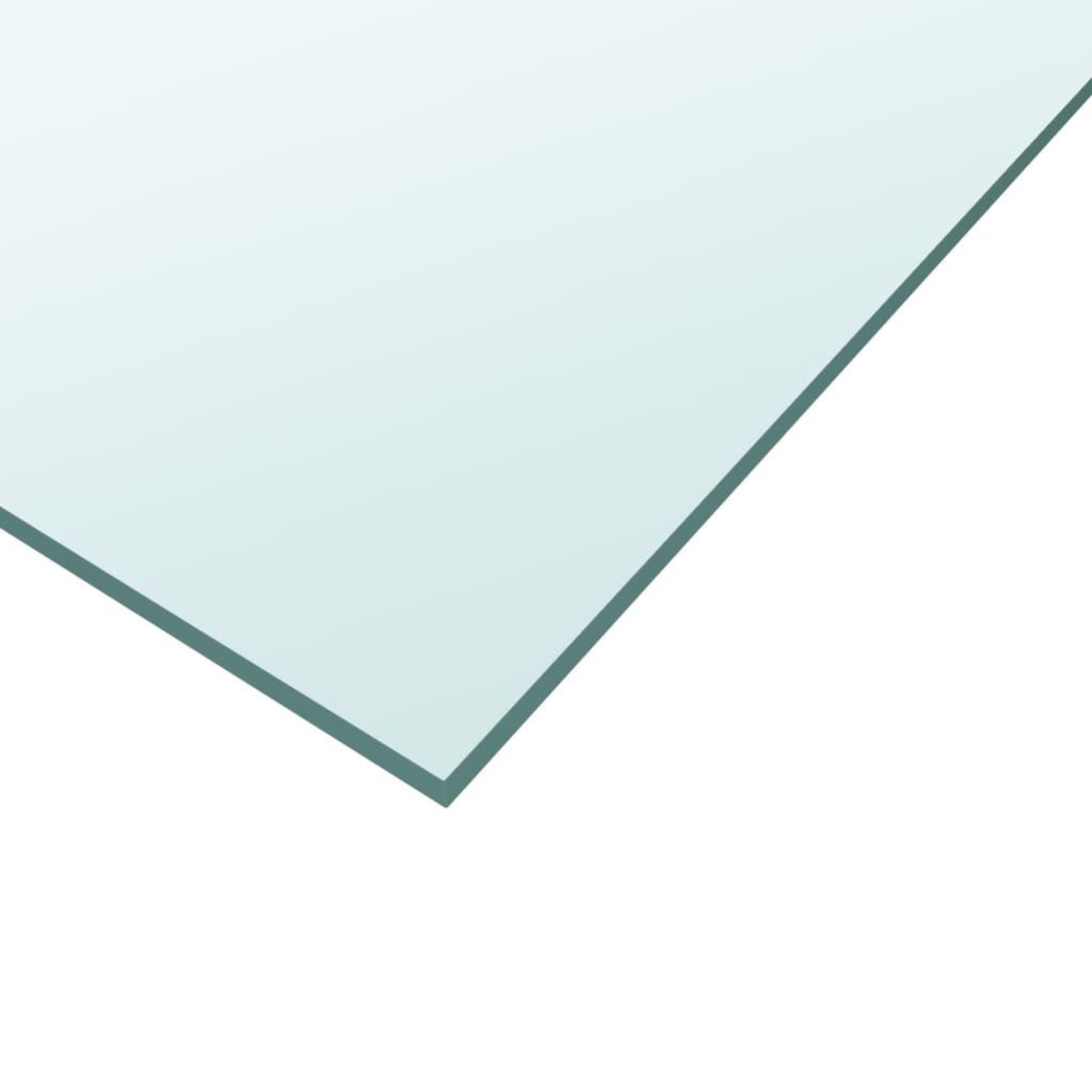 Voir la diapositive 3 : VIDAXL Dessus de table Transparent 60x60 cm Verre trempe