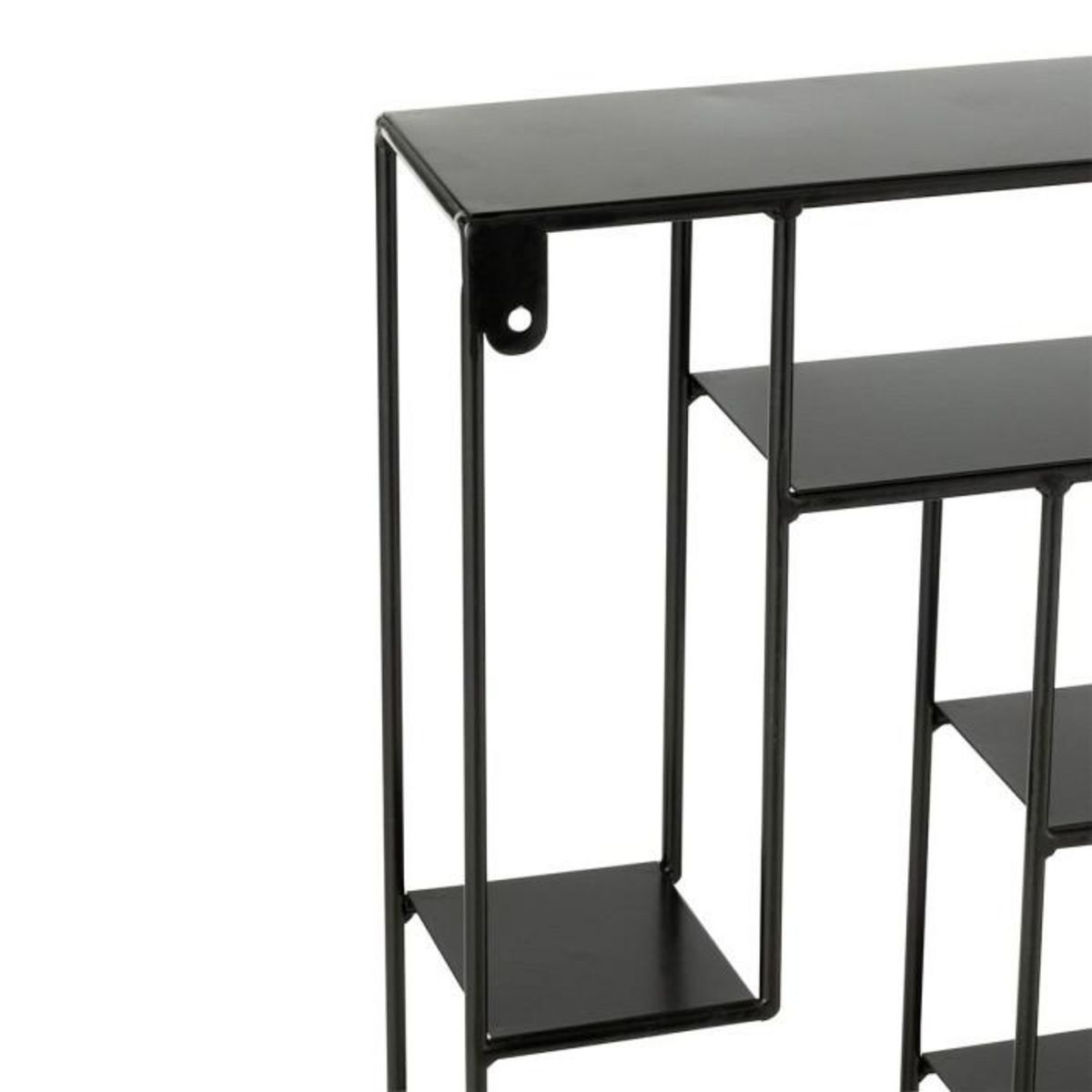 Paris Prix Etagère Design en Métal  Maranta  80cm Noir