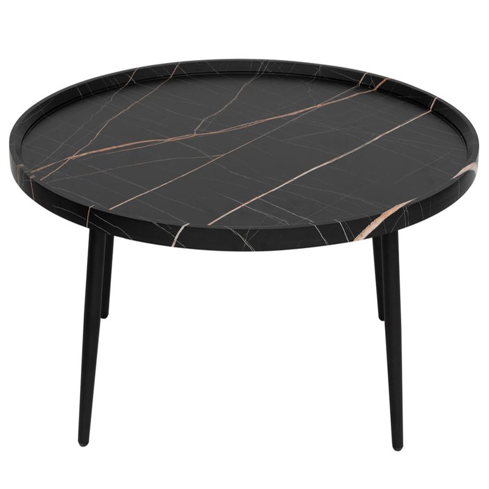 Voir la diapositive 1 : LISA DESIGN Helsinki - table basse - effet marbre - 80 cm