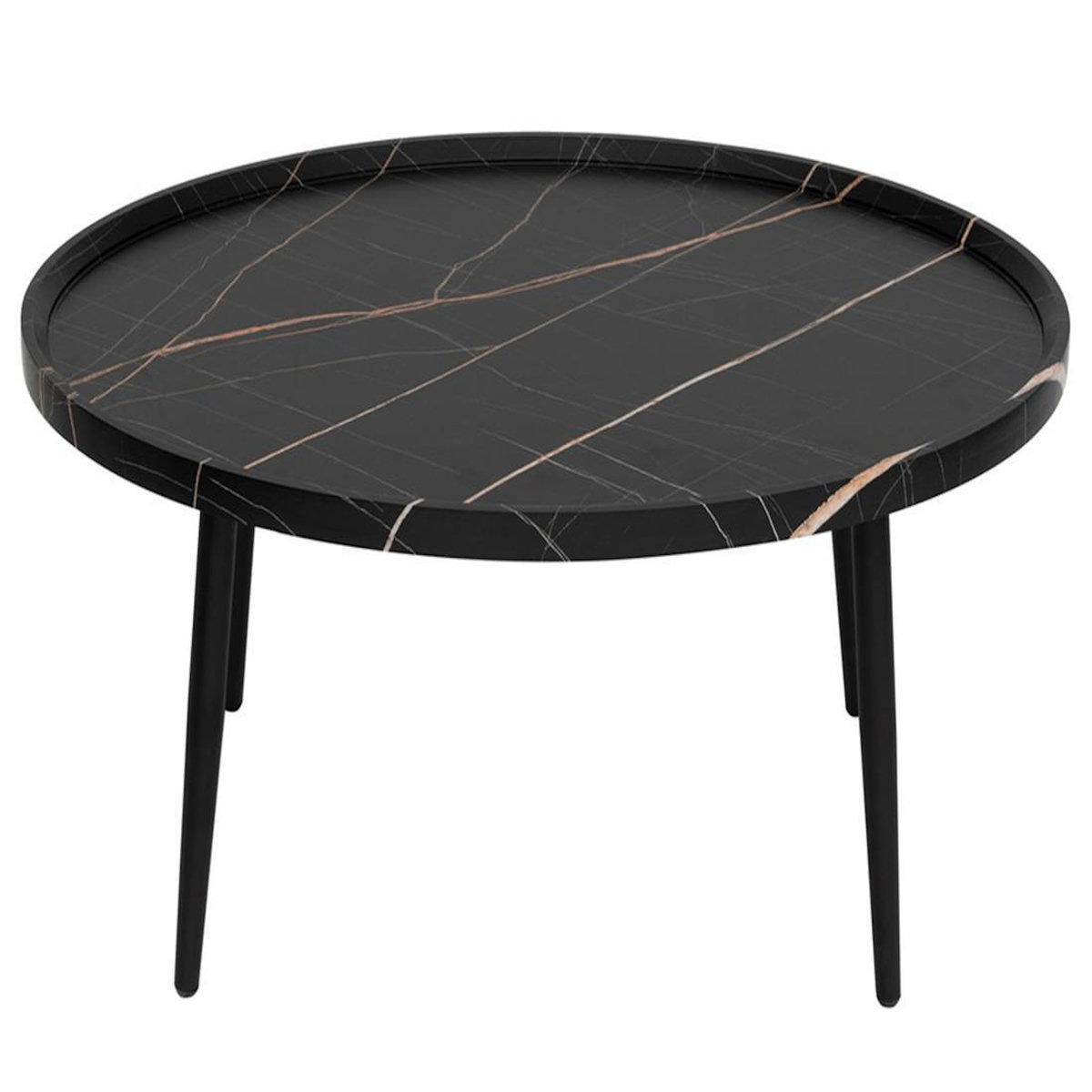 LISA DESIGN Helsinki - table basse - effet marbre - 80 cm