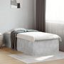 Voir la diapositive 1 : VIDAXL Cadre de lit sans matelas gris beton 90x190 cm
