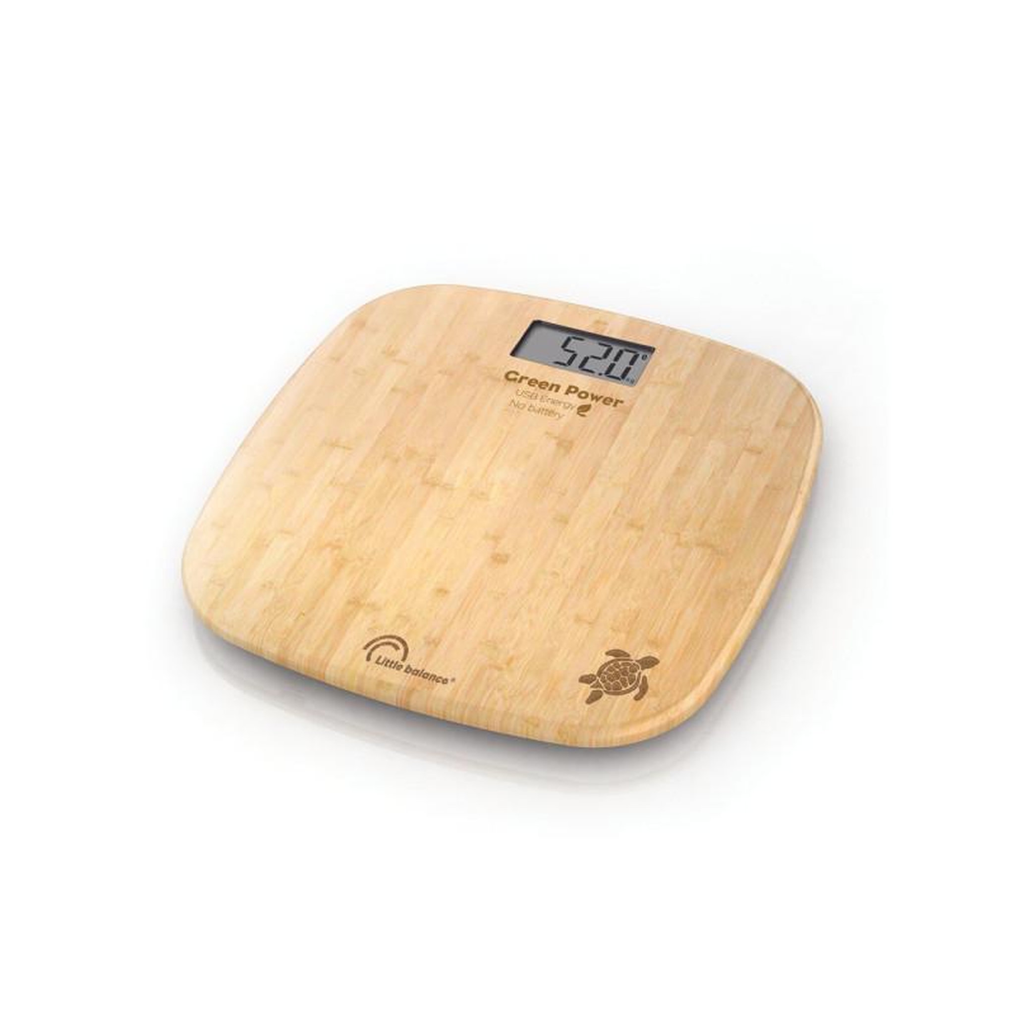 LITTLE BALANCE Pèse personne Little Balance Soft Bambou Tortue USB R