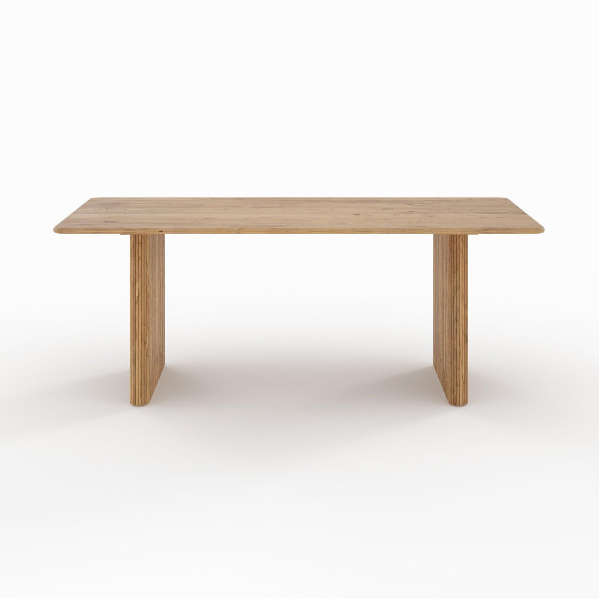 Rendez vous déco Table rectangulaire en bois d'acacia 6 personnes - Andrea