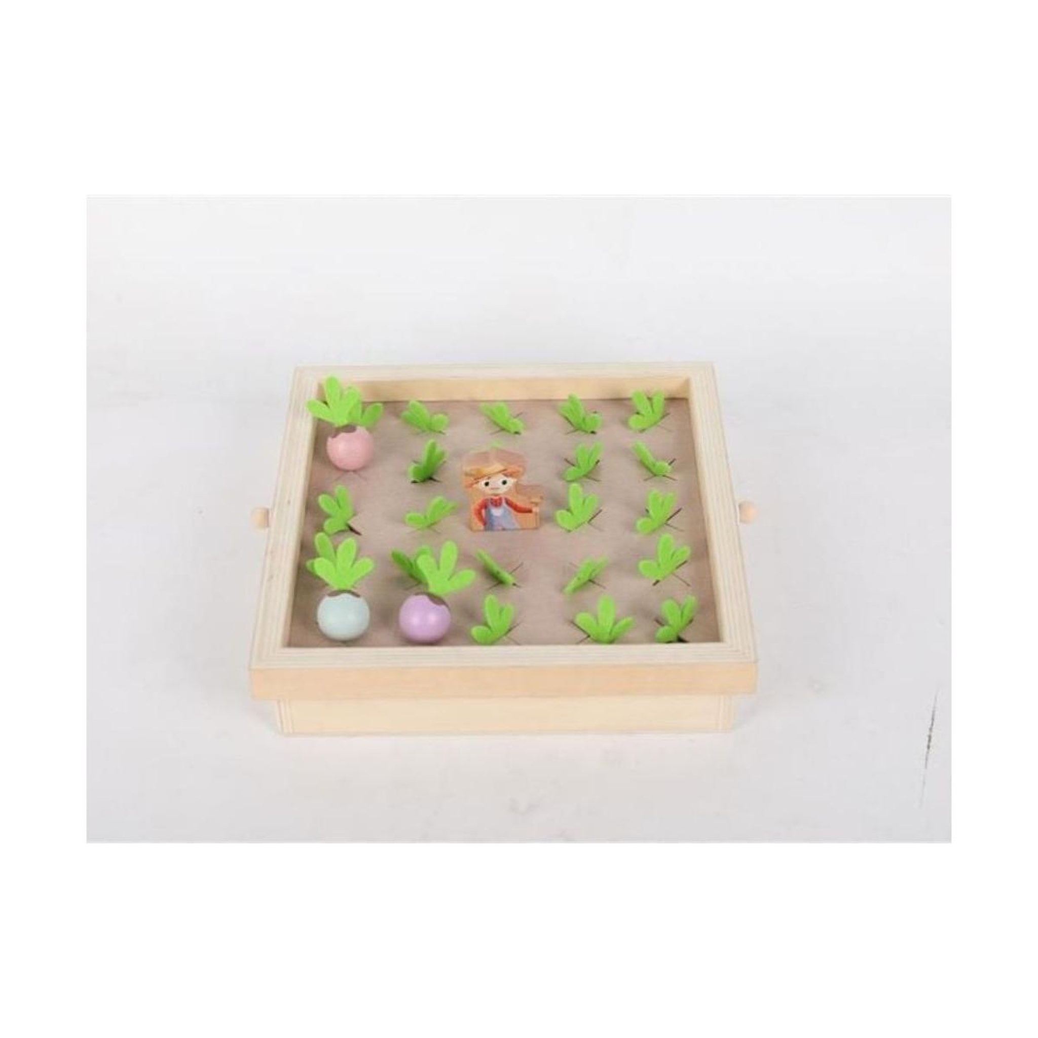 Voir la diapositive 3 : ELINELI Puzzle en bois fermier- radis
