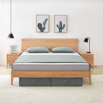 VIDAXL Boîtes de rangement 2 pcs Tissu 70x40x18 cm Anthracite