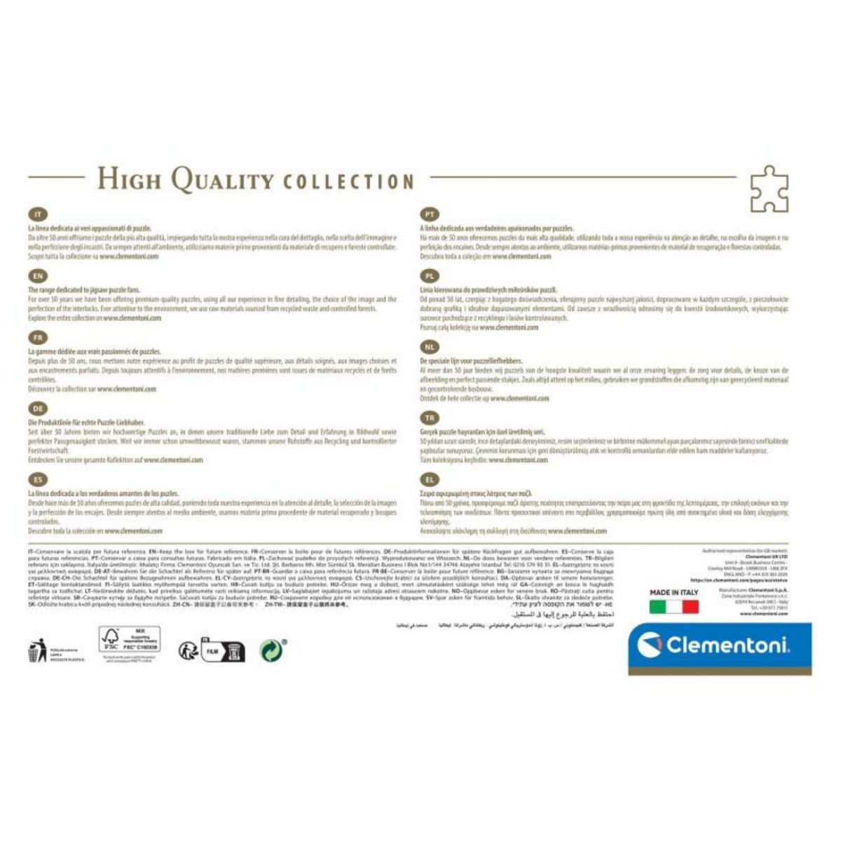 CLEMENTONI Puzzle Clementoni Licornes Jardin Classique 2000 pièces