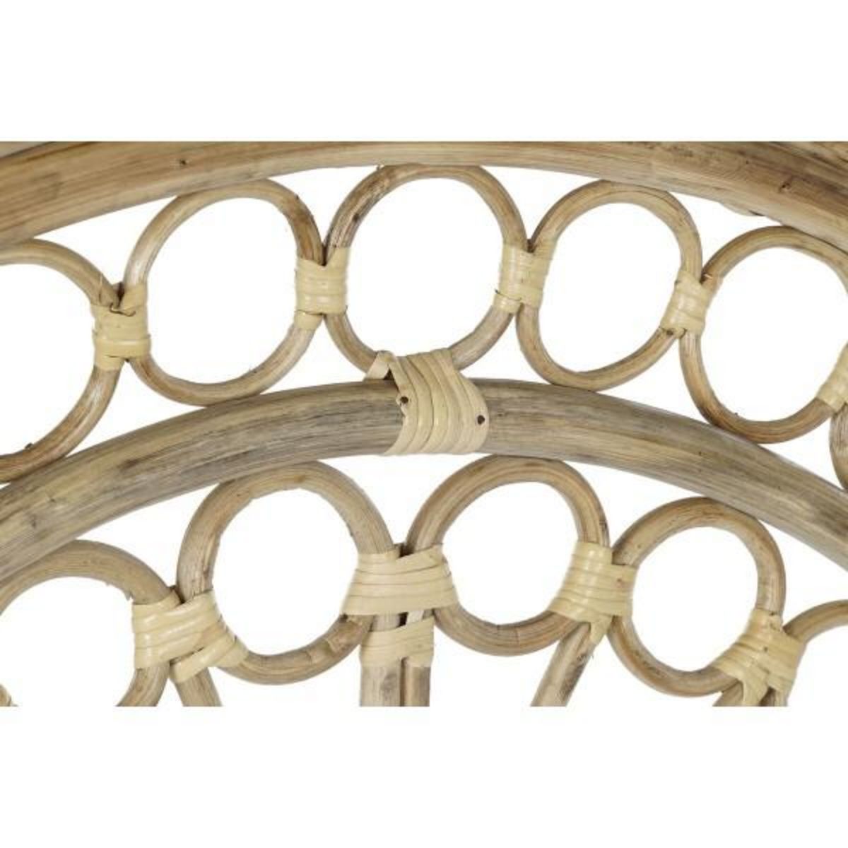 MARKET24 Chaise de jardin DKD Home Decor Blanc Marron Naturel 92 x 66 x 145 cm 86 x 51 x 145 cm 88 x 60 x 146 cm