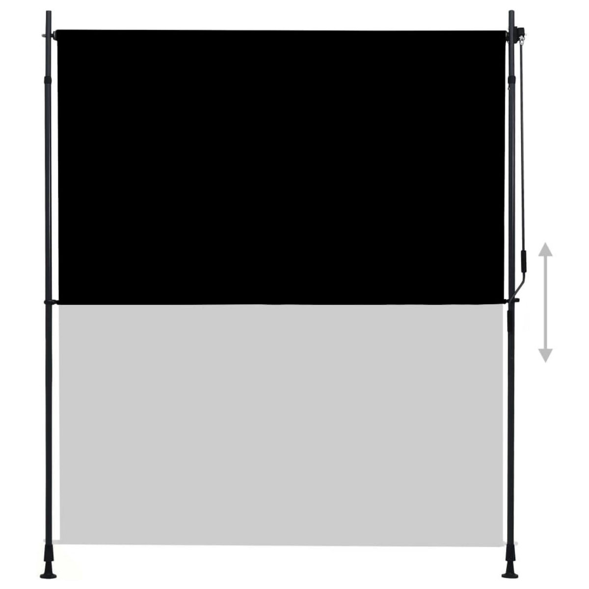 VIDAXL Store roulant d'exterieur 200 x 270 cm Anthracite