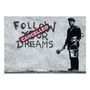 Voir la diapositive 2 : Paris Prix Papier Peint  Dreams Cancelled Banksy