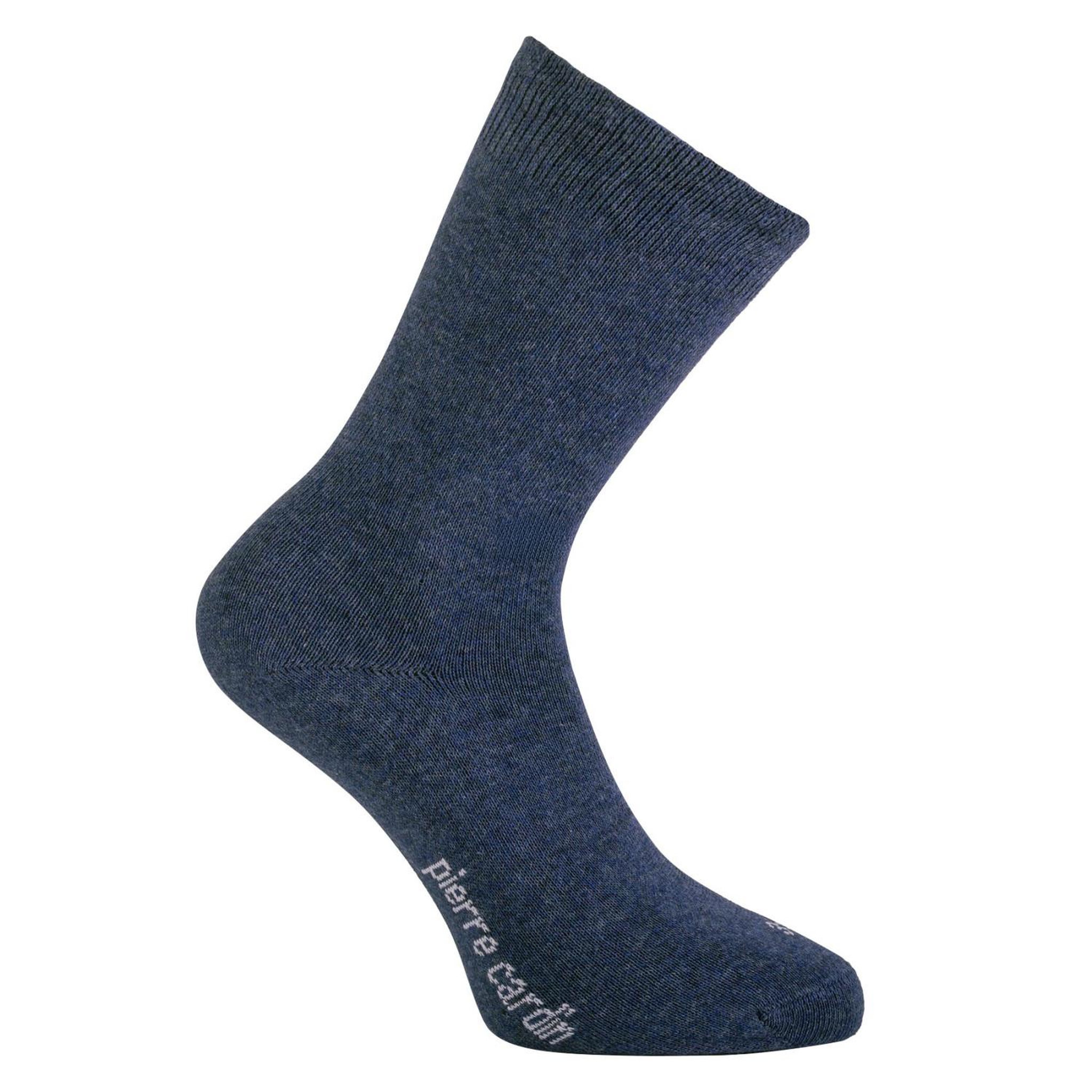 Voir la diapositive 6 : PIERRE CARDIN 5 paires de chaussettes de ville homme chinées  angelo