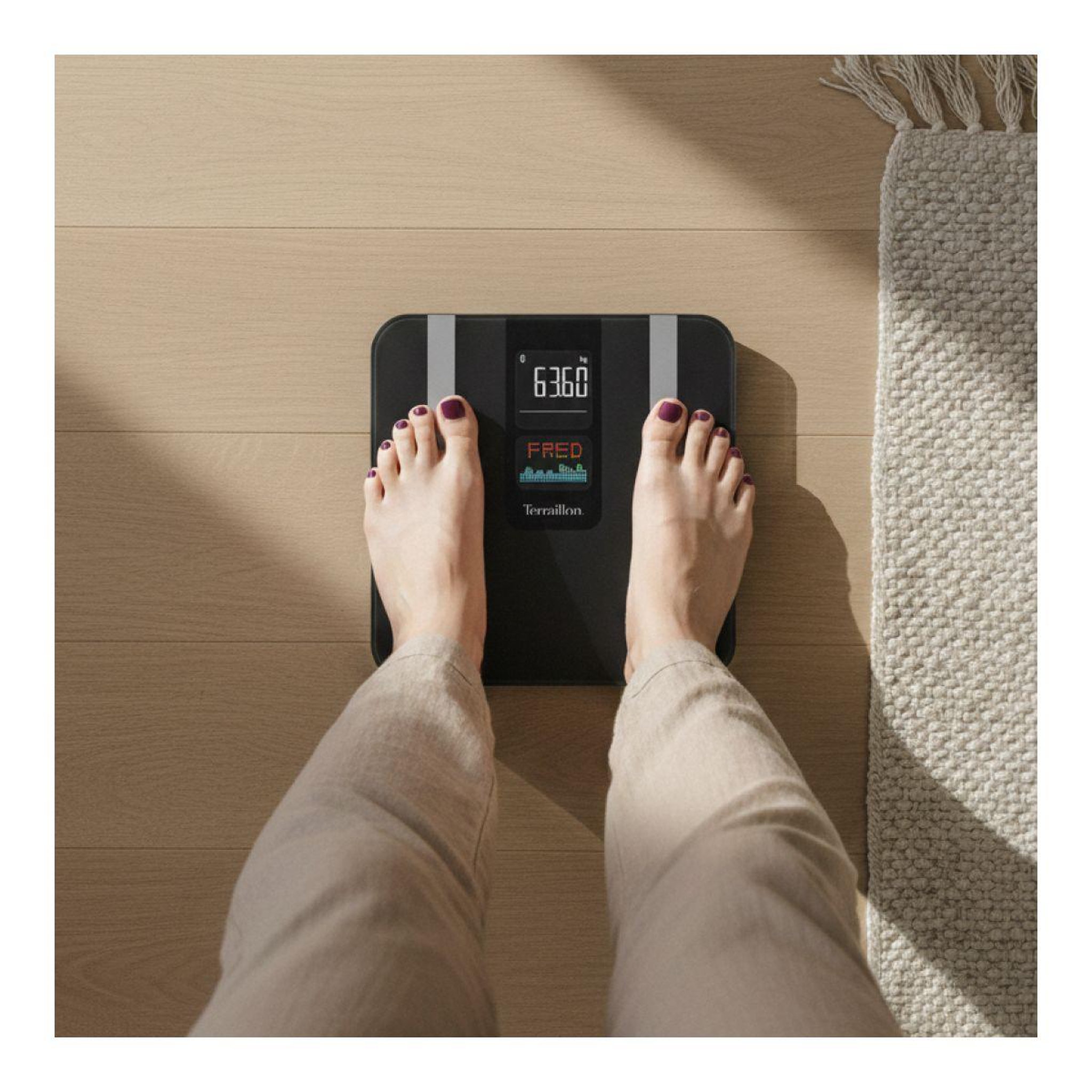 Voir la diapositive 2 : Terraillon Pèse personne impédancemètre body color connect