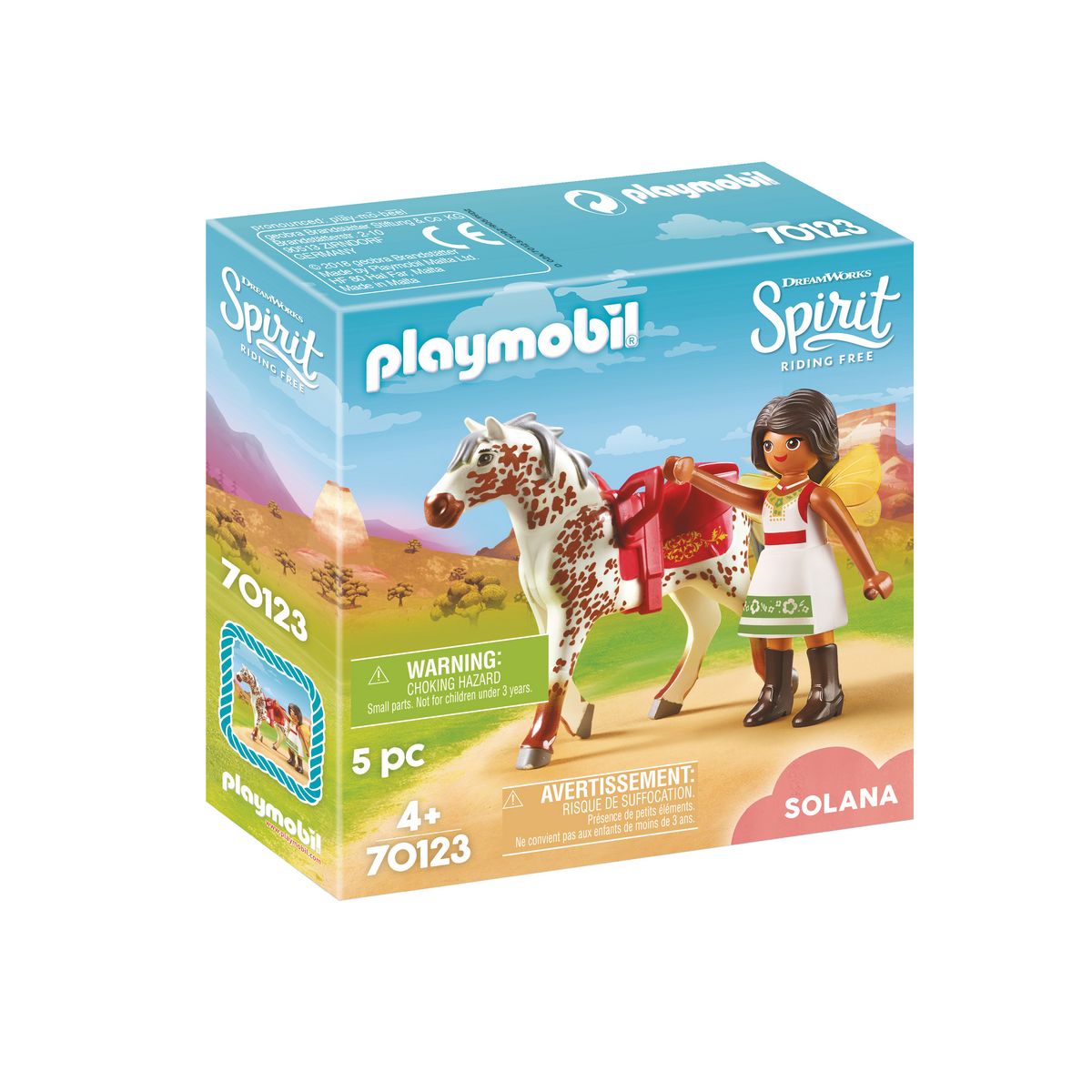 PLAYMOBIL 70123 - Spirit - Solana voltigeuse