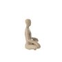 Voir la diapositive 2 : Paris Prix Statuette Yoga en Résine  Shawn  31cm Beige