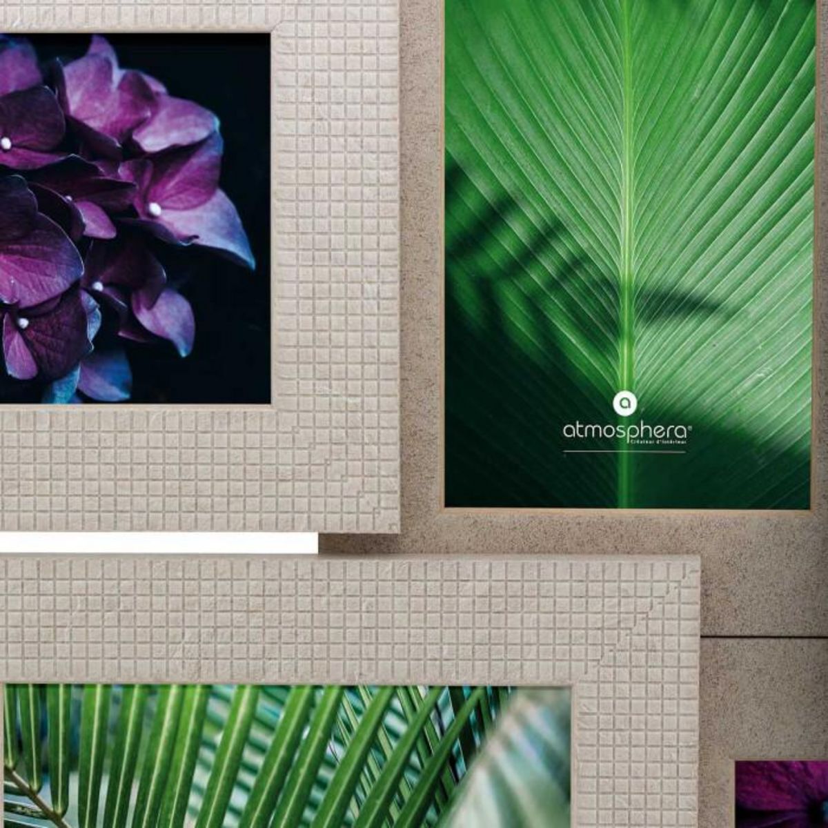 ATMOSPHERA Pêle-Mêle 6 Photos  Hédile  58cm Beige