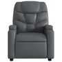 Voir la diapositive 5 : VIDAXL Fauteuil de massage inclinable Gris Similicuir