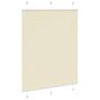 Voir la diapositive 3 : VIDAXL Store plisse creme 110x150cm largeur du tissu 109,4cm polyester
