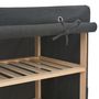 Voir la diapositive 5 : VIDAXL Garde-robe Gris 200 x 40 x 170 cm Tissu