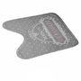 Voir la diapositive 2 : Paris Prix Tapis Contour WC  Maison de Famille  45x45cm Gris