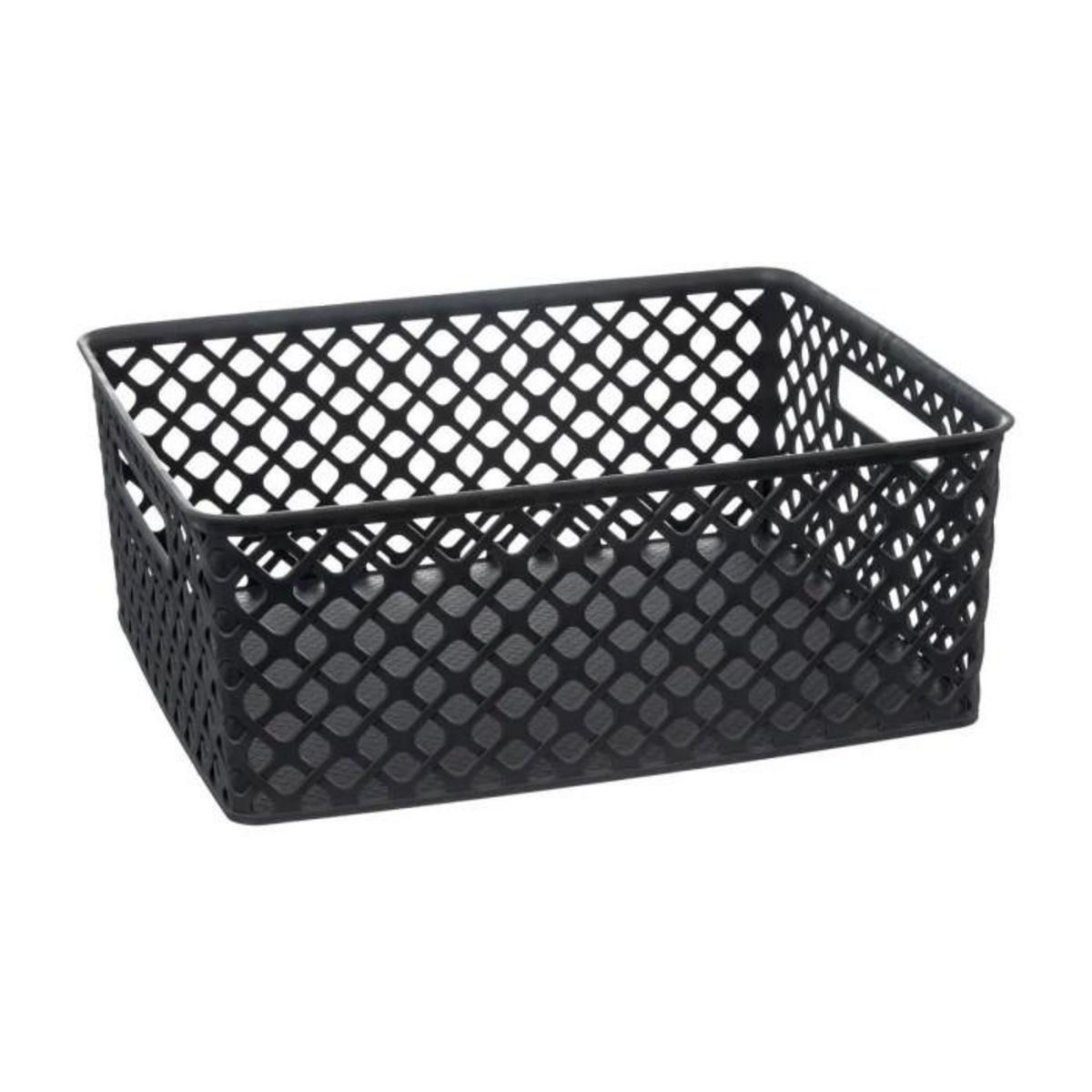 FIVE Lot de 4 Paniers de Rangement  Folk  36cm Anthracite